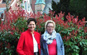 Irmgard Partmann und Sabine Dirkes vom ambulanten Kinderhospiz-Stützpunkt Löwenherz Lingen