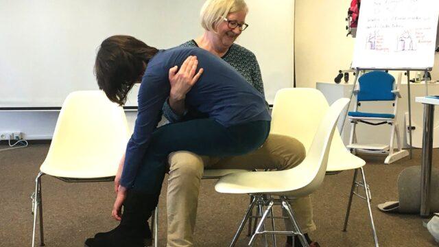 Ute Jöllenbeck, Kinaesthetics-Trainerin und stellvertretende Pflegedienstleitung bei Löwenherz