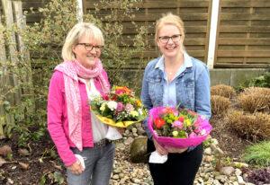 Fanny Lanfermann übergibt die Geschäftsführung beim Kinderhospiz Löwenherz an Nachfolgerin Kirsten Höfer.