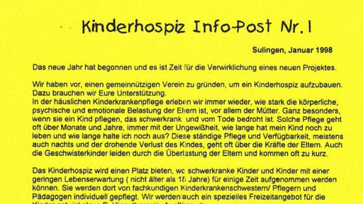 Die erste Infopost überhaupt
